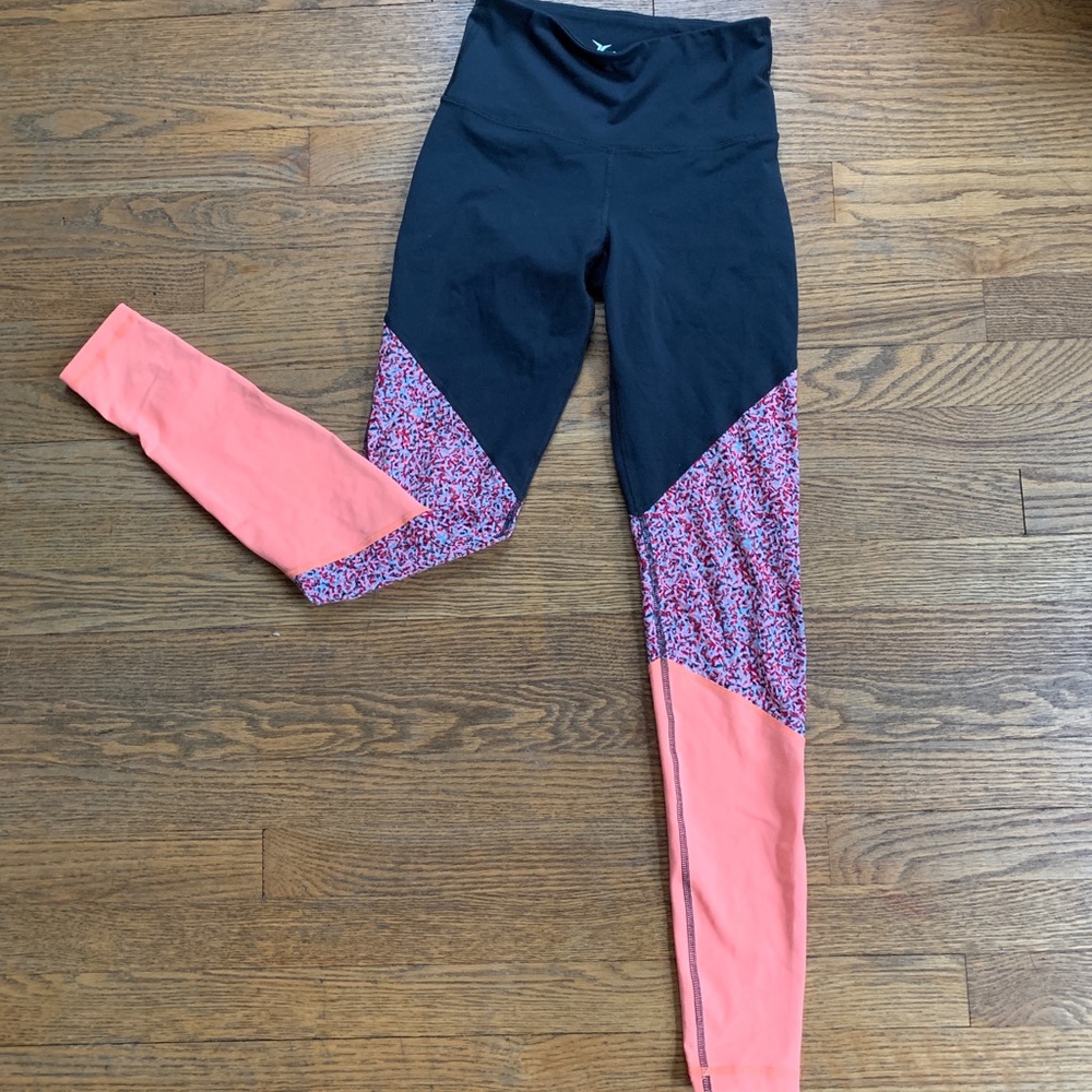 Color block high waisted leggings